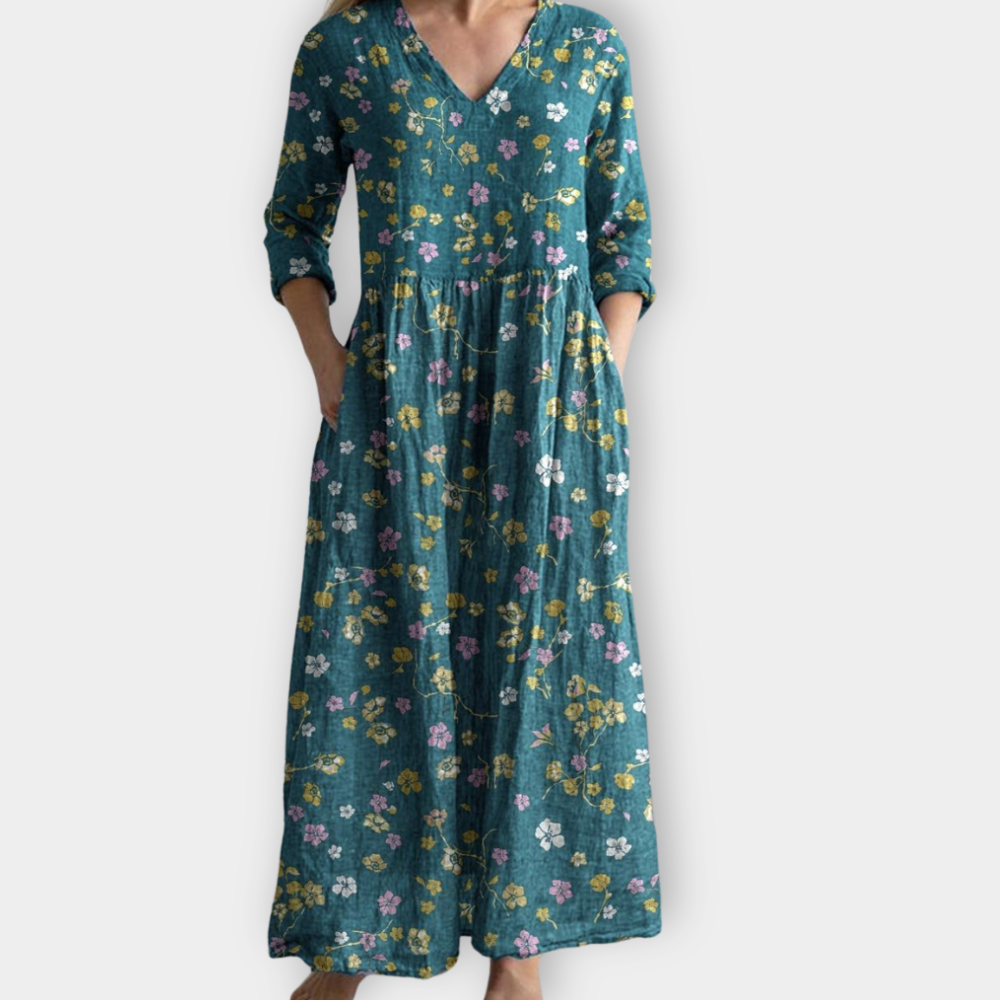 Zinnia | Boho-maksimekko korkealaatuisesta pehmeästä kankaasta