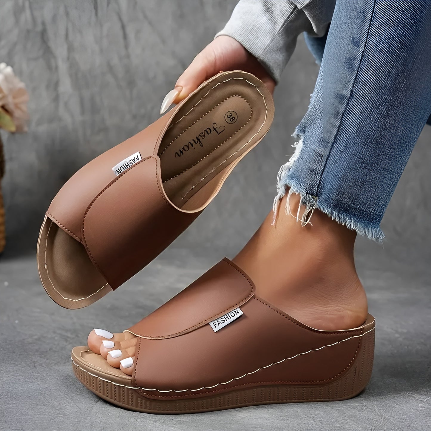 Thalia™ - Mukavat Sandalit Naisille - Ortopedinen Tuki ja Kivunlievitys