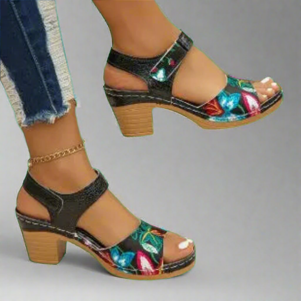 Marisa | Käsintehdyt Peep-Toe-sandaalit Premium-materiaalista