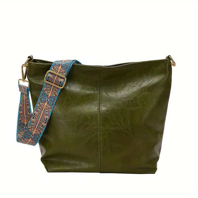 Sofia™ | Retro Hobo -laukku taiteellisella GeoStrap-hihnalla