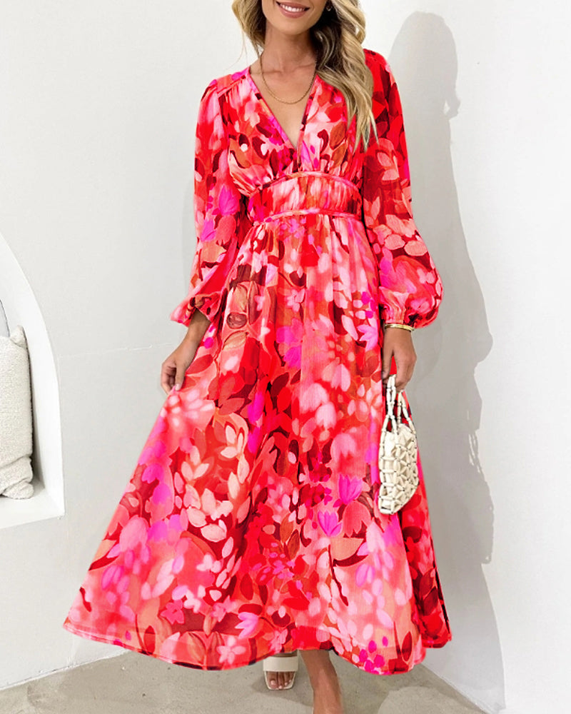 Elvira - Pitkä boho-mekko