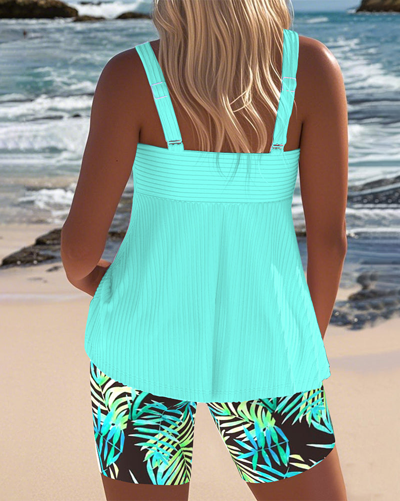 Laluna® | Värikäs Tankini-setti