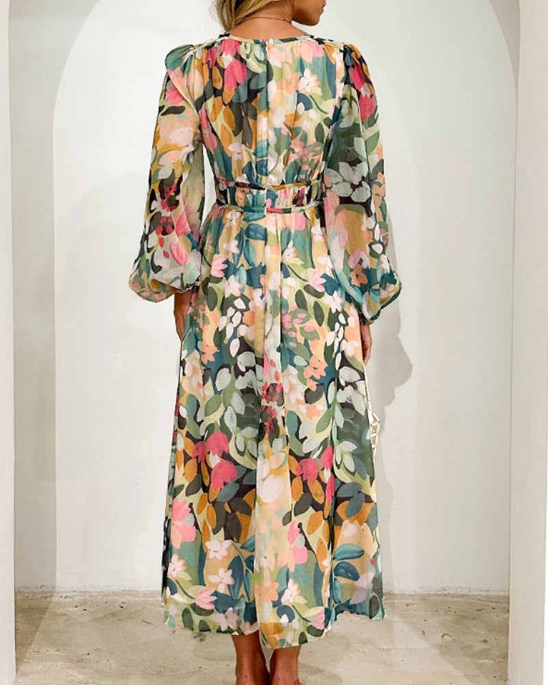 Elvira - Pitkä boho-mekko