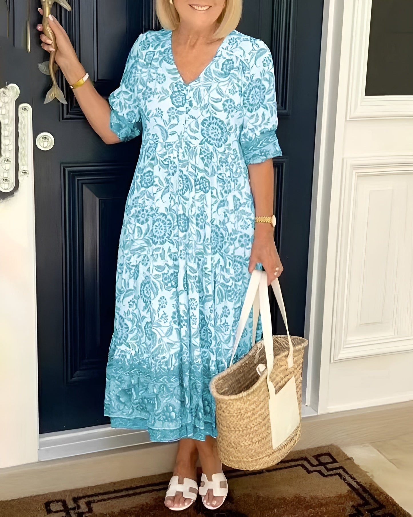 Evelyne | Kukallinen Elegantti Mekko