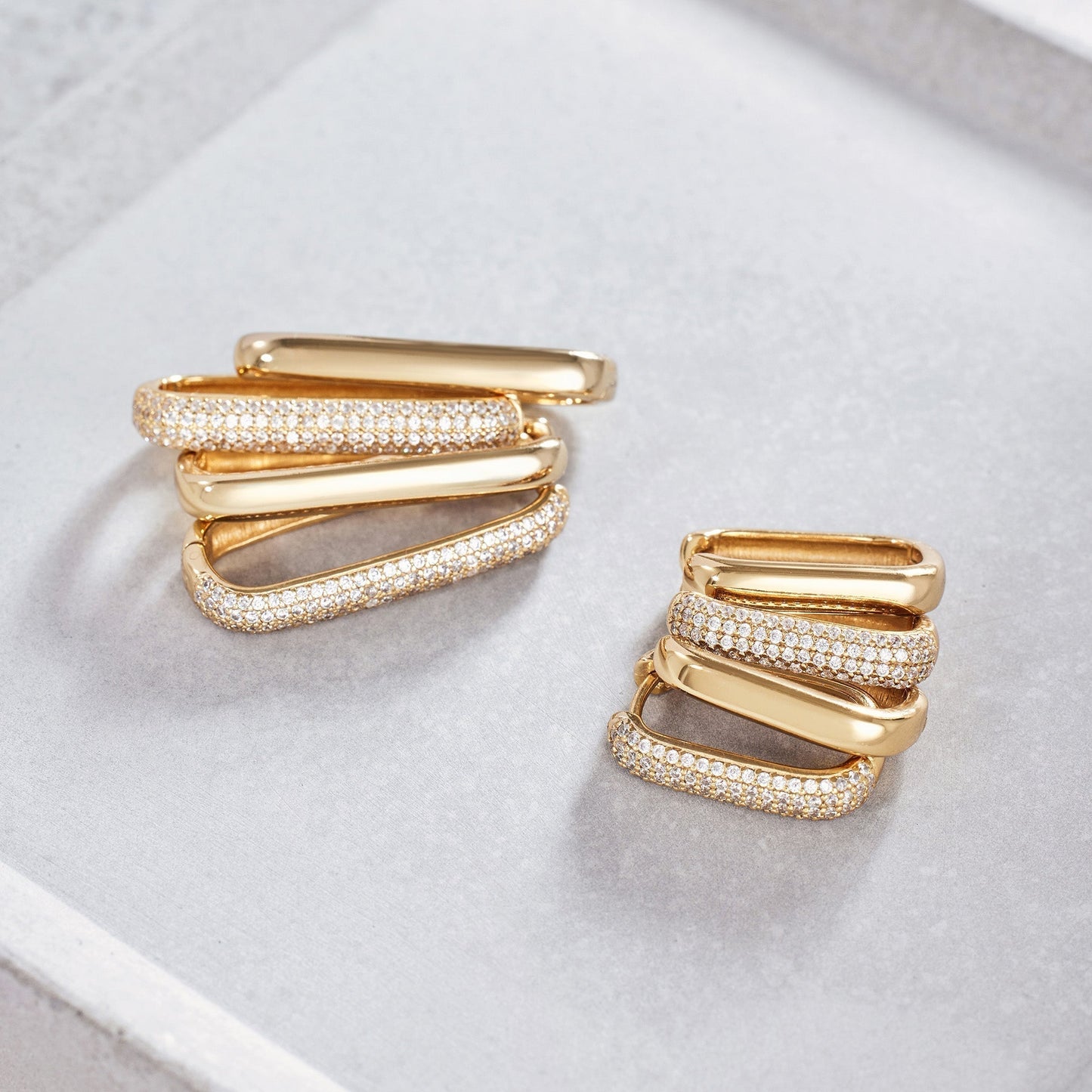 Ikoni Pavé Korvakorut | 18k Kulta