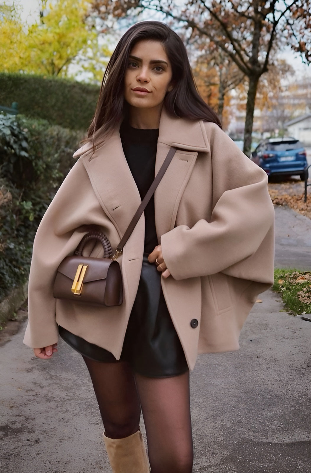 Lizzy | Trendy Oversized Wollen Jas