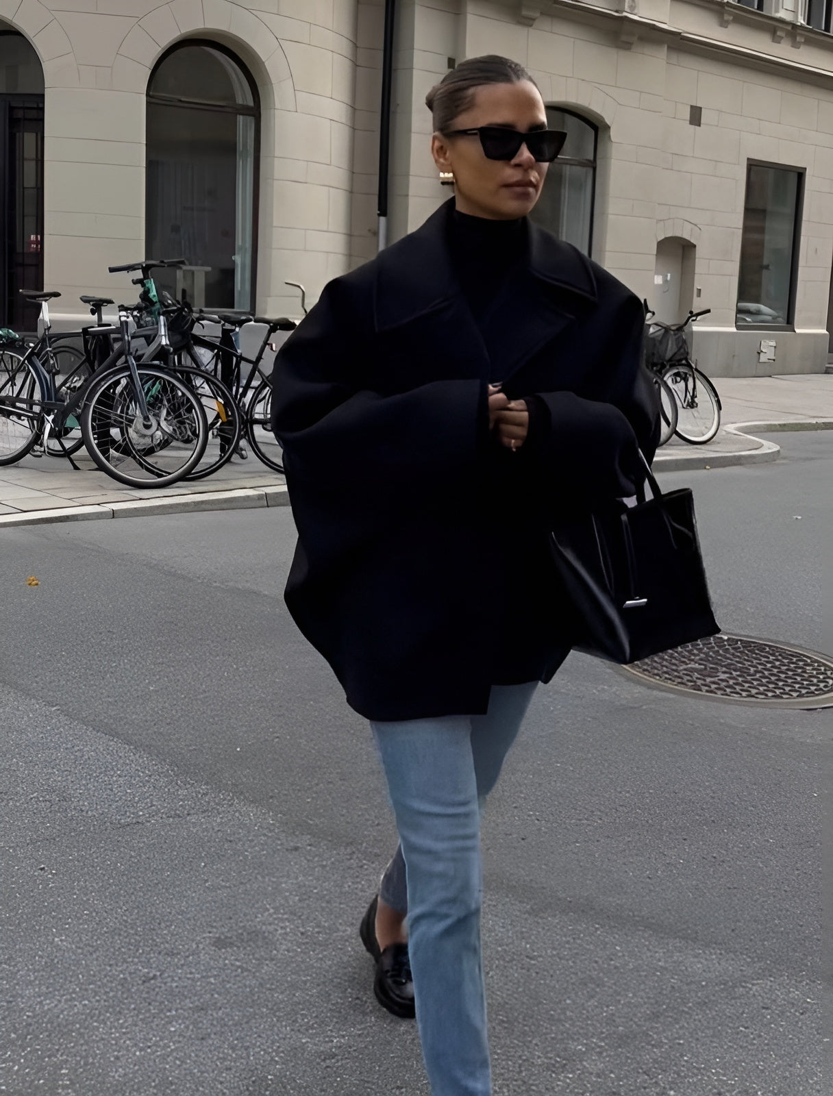 Lizzy | Trendy Oversized Wollen Jas