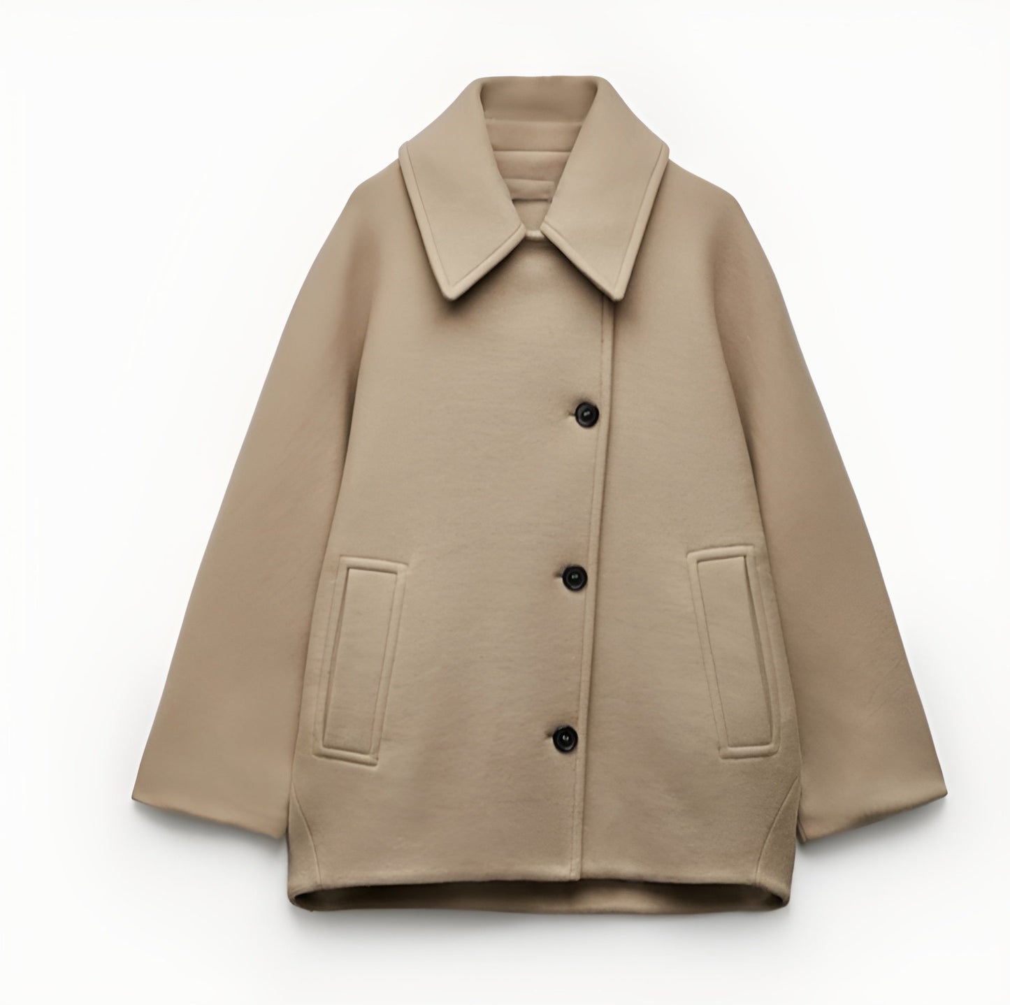 Lizzy | Trendy Oversized Wollen Jas