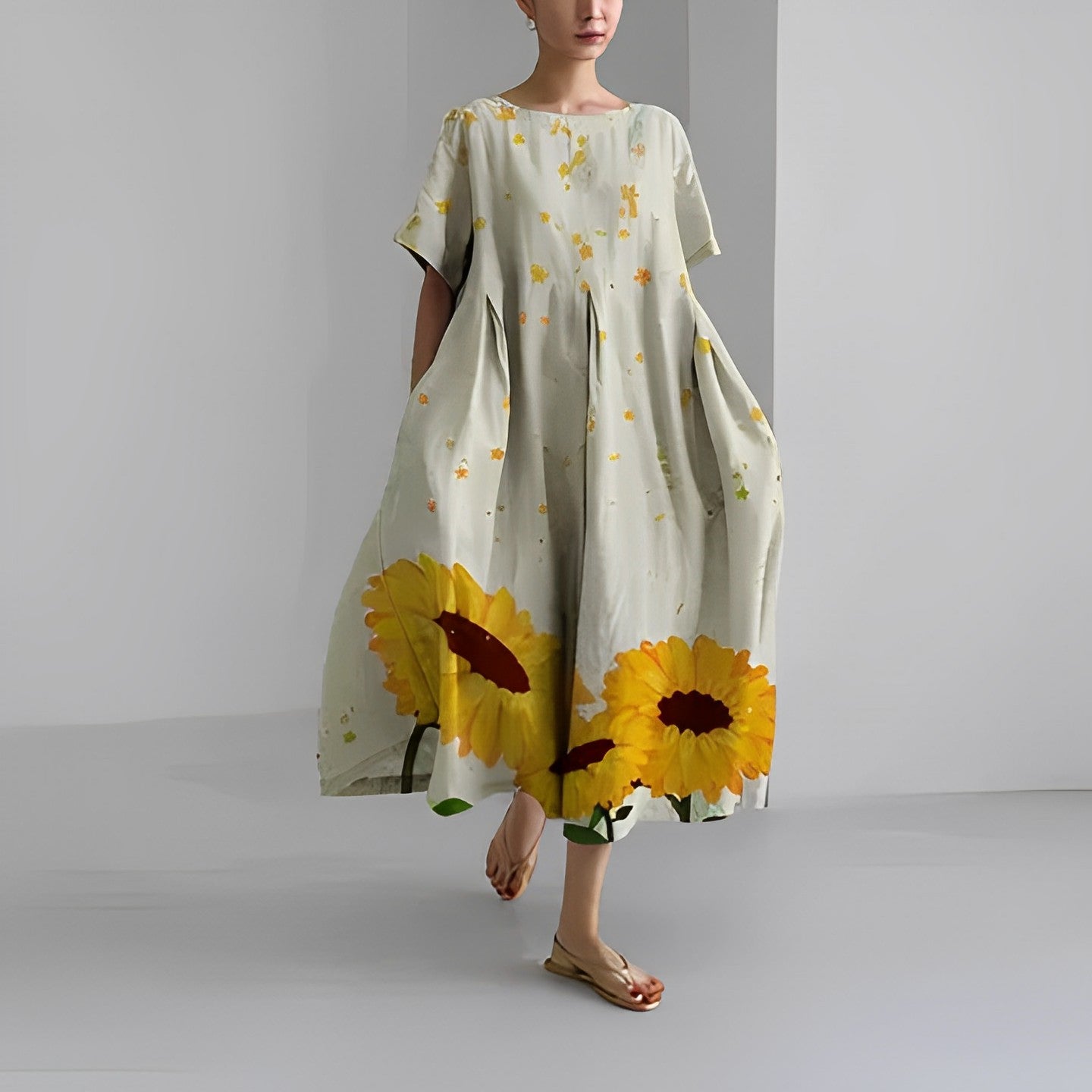 Amelia - Kukallinen boheemimekko
