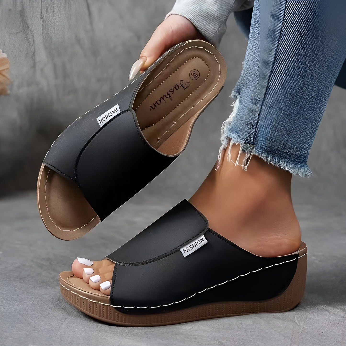Thalia™ - Mukavat Sandalit Naisille - Ortopedinen Tuki ja Kivunlievitys