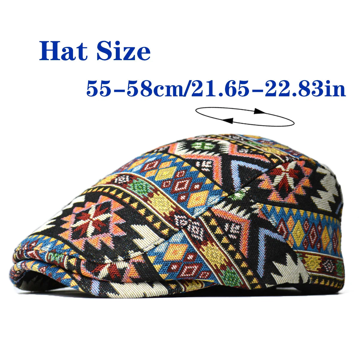 Beeckhoven™ | Värikäs Vintage Lippalakki