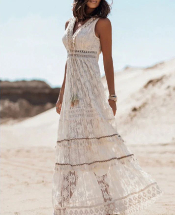Nina | Ylellinen Boheemi Mekko (Lähes loppuunmyyty)