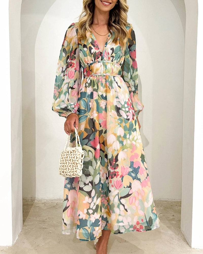 Elvira - Pitkä boho-mekko