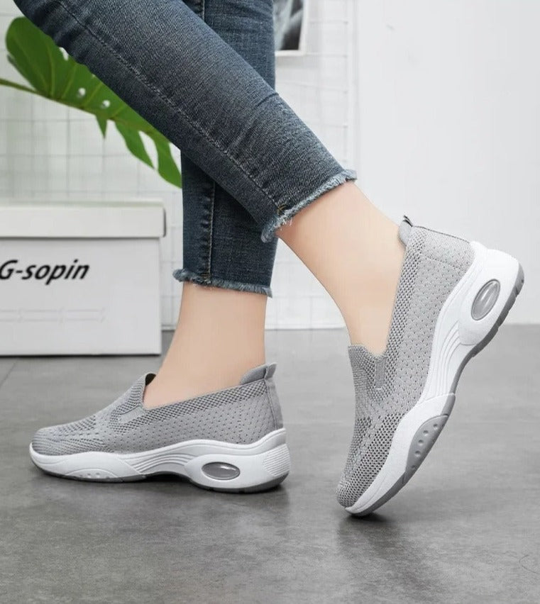 Gitte - Ortopediset Hengittävät Neulotut Slip-On Lenkkarit