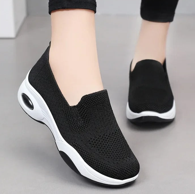 Gitte - Ortopediset Hengittävät Neulotut Slip-On Lenkkarit