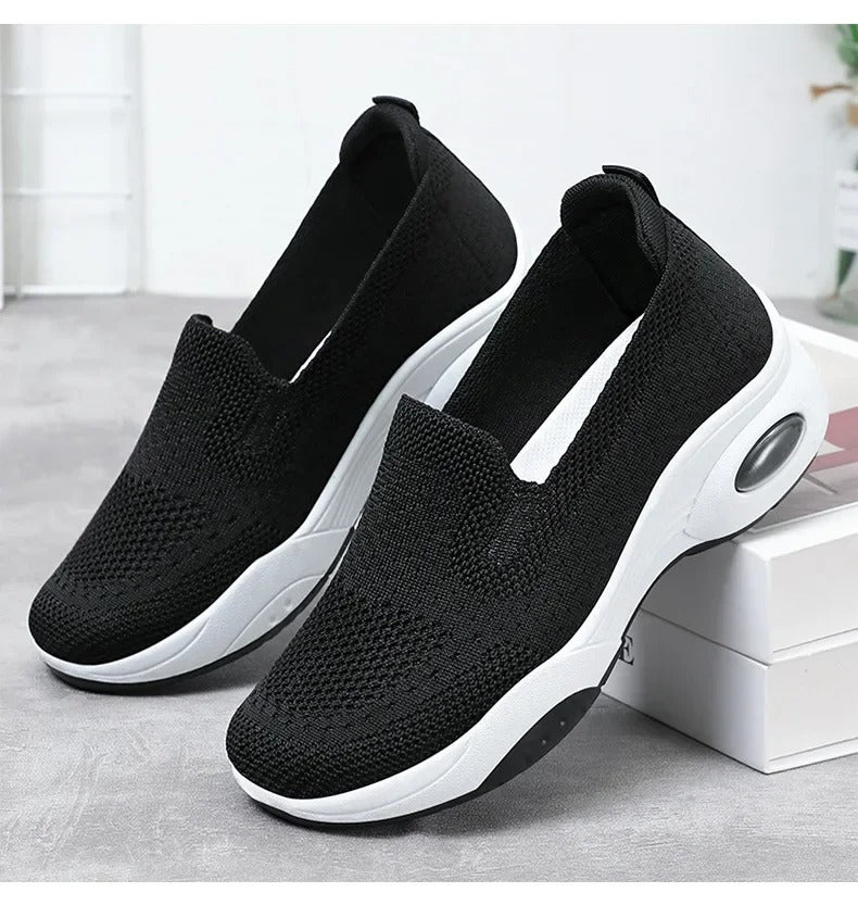 Gitte - Ortopediset Hengittävät Neulotut Slip-On Lenkkarit