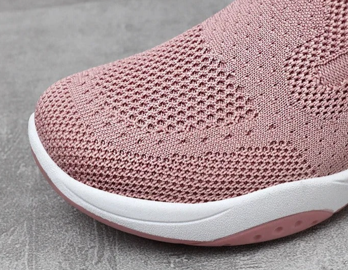 Gitte - Ortopediset Hengittävät Neulotut Slip-On Lenkkarit