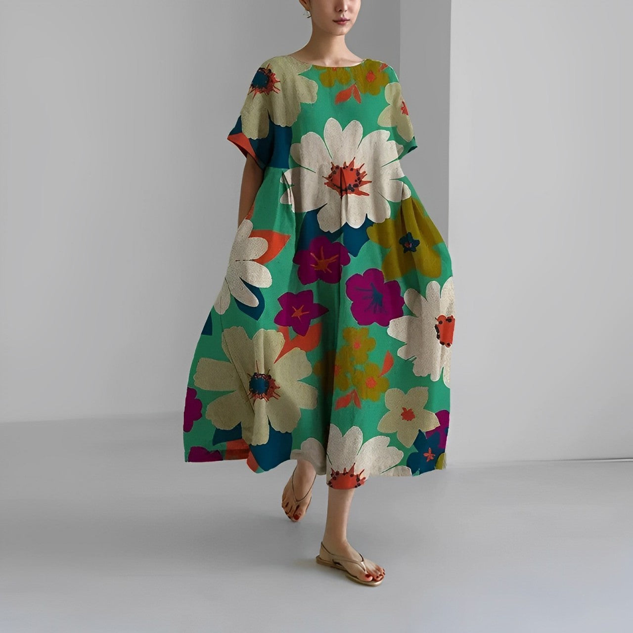 Amelia - Kukallinen boheemimekko