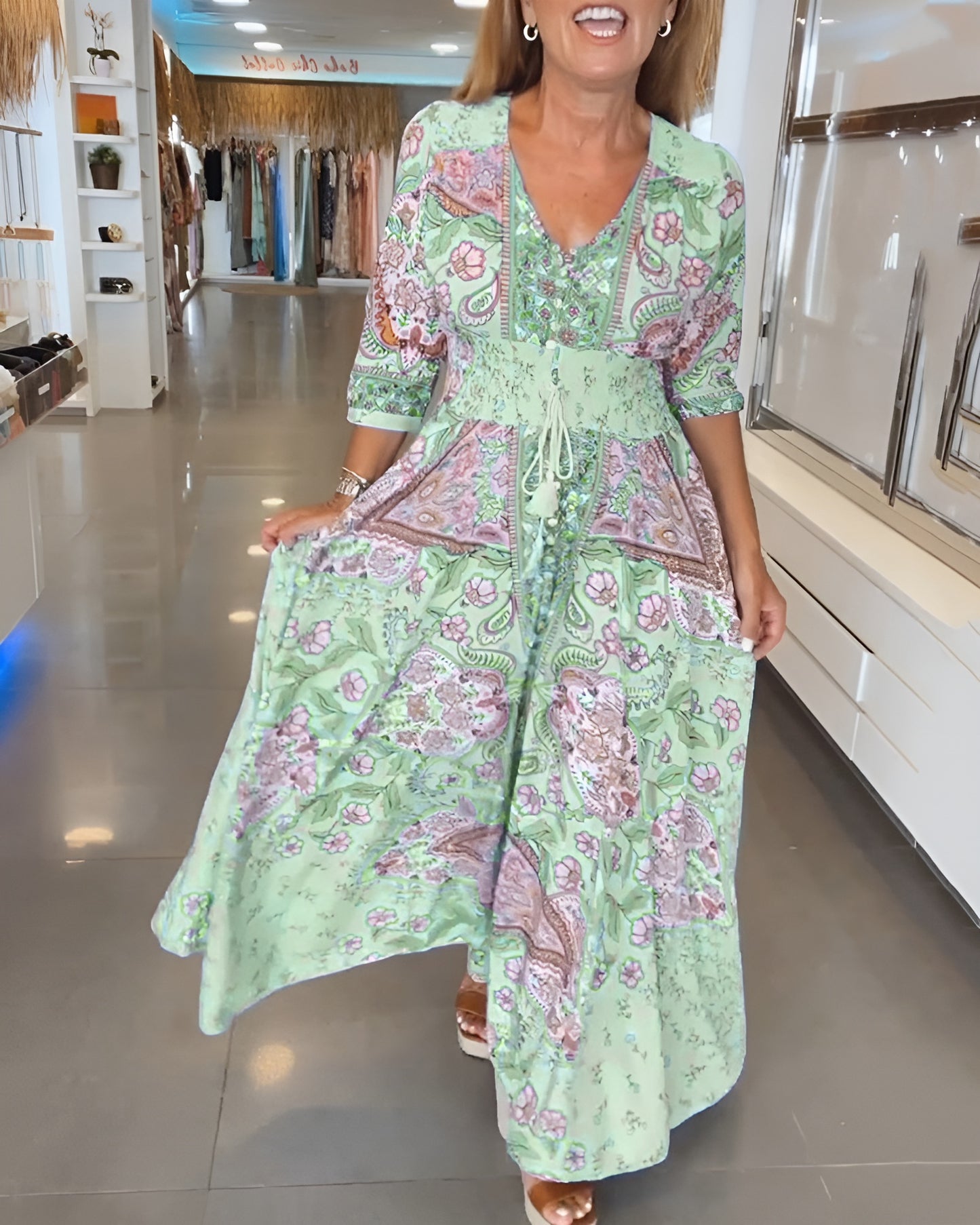 Kesätuuli™ | Unelmanpehmeä boho-mekko, joka saa kesän tanssimaan