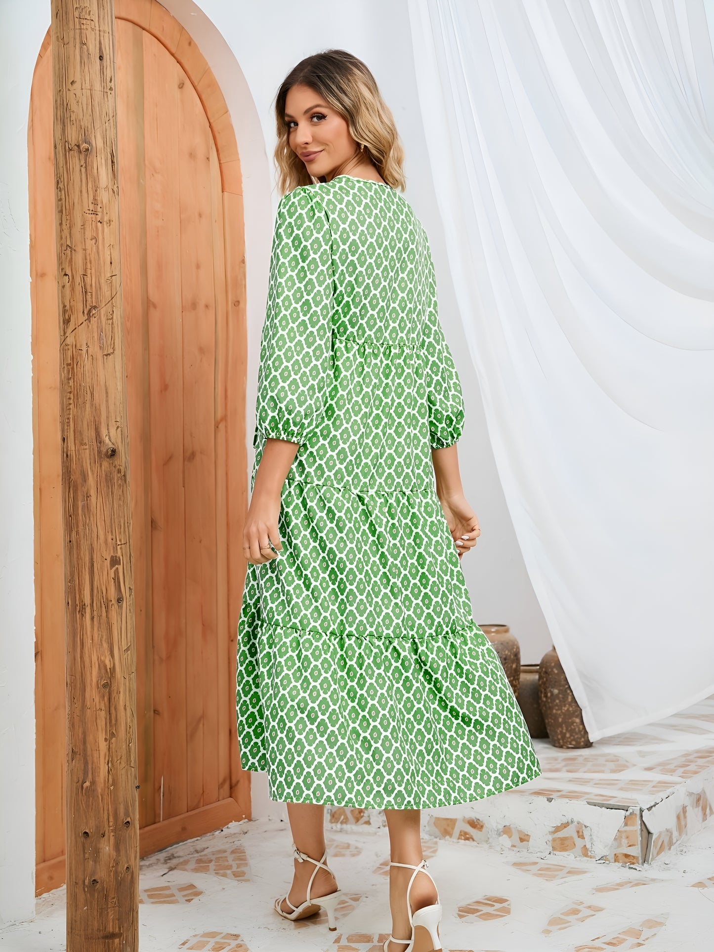Inari™ | Boheemi A-linjainen mekko