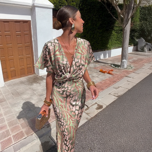 Ginevra | Abito Elegante con Drappeggio