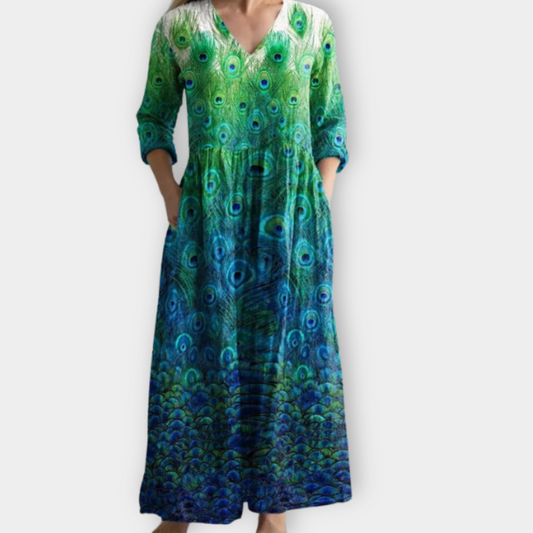 Wendelina | Boho-tyylinen maksimekko pehmeästä premium-kankaasta
