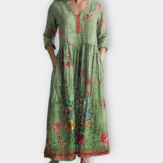 Lanfrida | Boho-Maksimekko Premium Pehmeästä Kankaasta