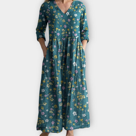 Zinnia | Boho-maksimekko korkealaatuisesta pehmeästä kankaasta