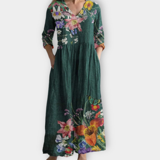Jorunhild | Boho Maximekko korkealaatuisesta pehmeästä kankaasta