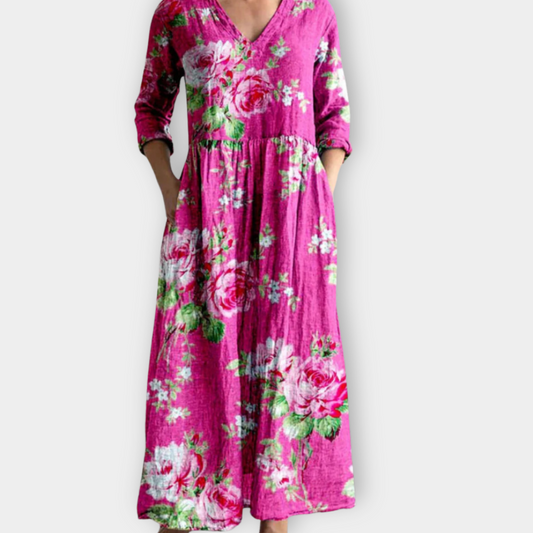Almara | Boho-tyylinen maksimekko pehmeästä premiumkankaasta