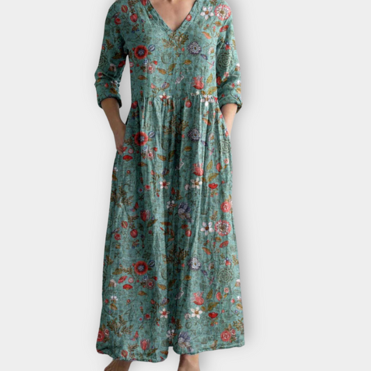 Sigruna | Boho-tyylinen maximekko pehmeästä premium-kankaasta