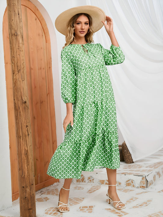 Inari™ | Boheemi A-linjainen mekko