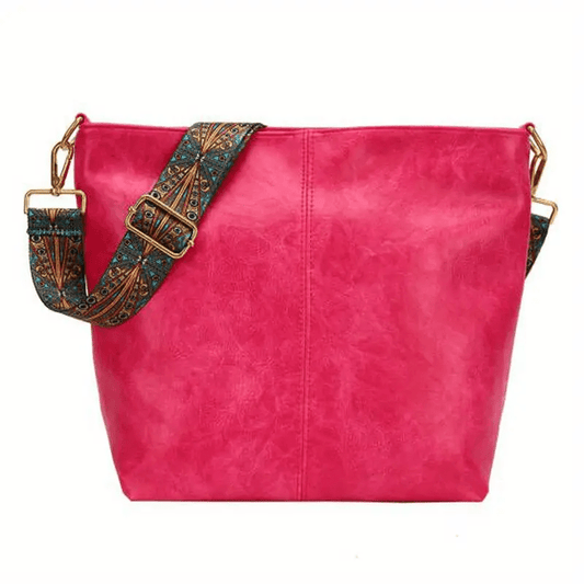Sofia™ | Retro Hobo -laukku taiteellisella GeoStrap-hihnalla