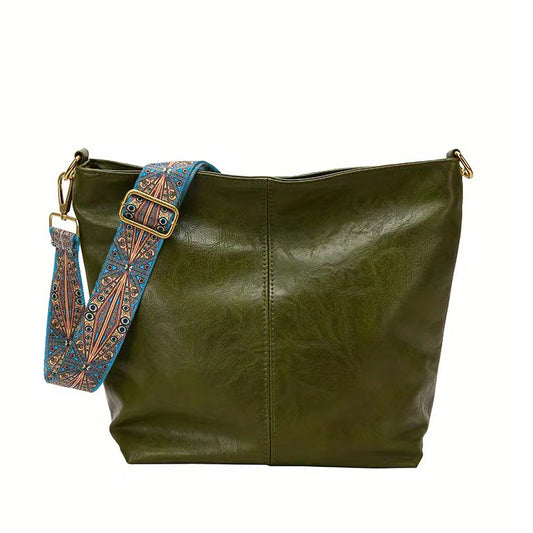 Sofia™ | Retro Hobo -laukku taiteellisella GeoStrap-hihnalla
