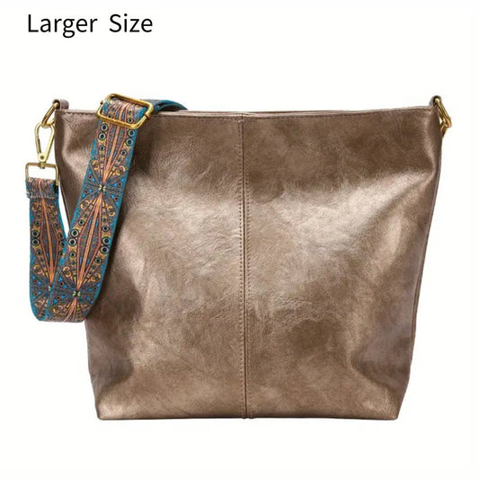 Sofia™ | Retro Hobo -laukku taiteellisella GeoStrap-hihnalla