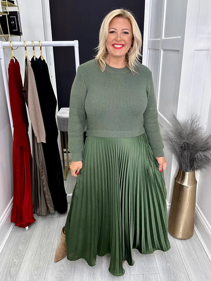 Sophia | Unieke winterjurk met rokdetail - Voor een slanke, stijlvolle look