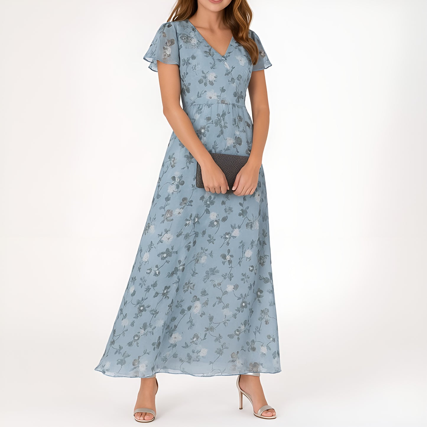 Aava™ | Elegantti mekko imartelevalla V-pääntiellä ja vatsaa peittävällä leikkauksella