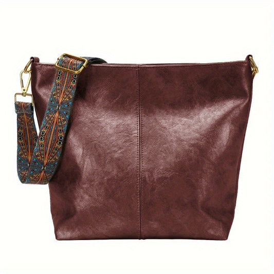 Sofia™ | Retro Hobo -laukku taiteellisella GeoStrap-hihnalla