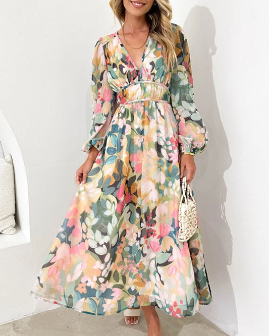 Elvira - Pitkä boho-mekko