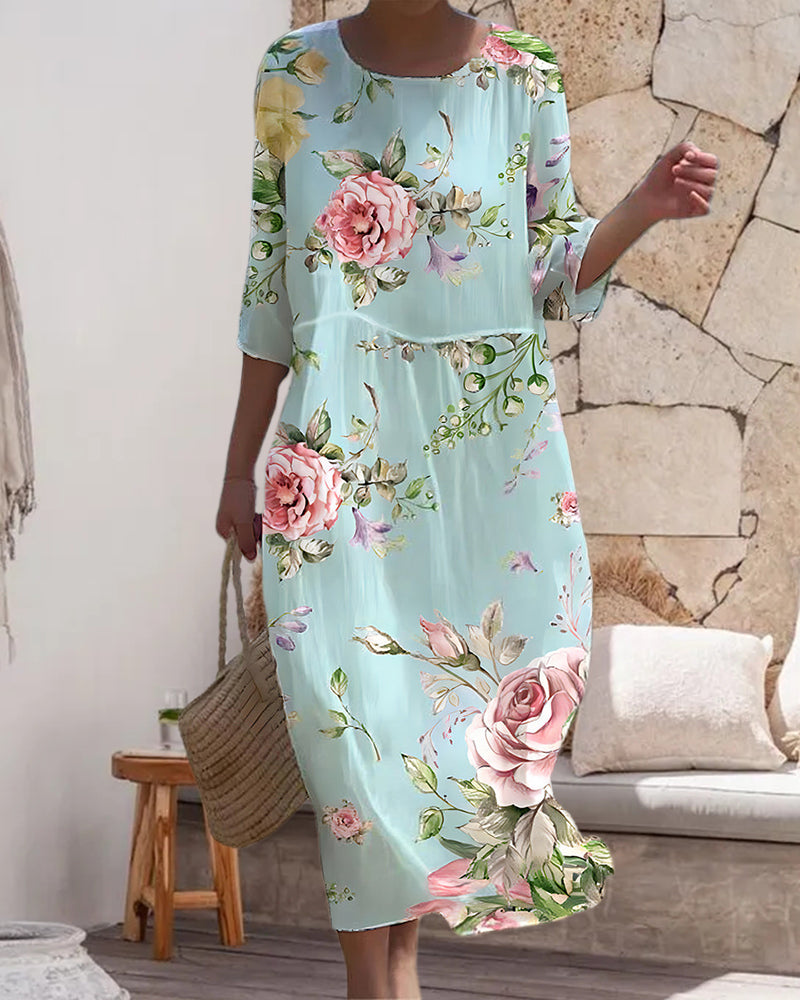Mara™ | Elegantti Kukallinen Mekko