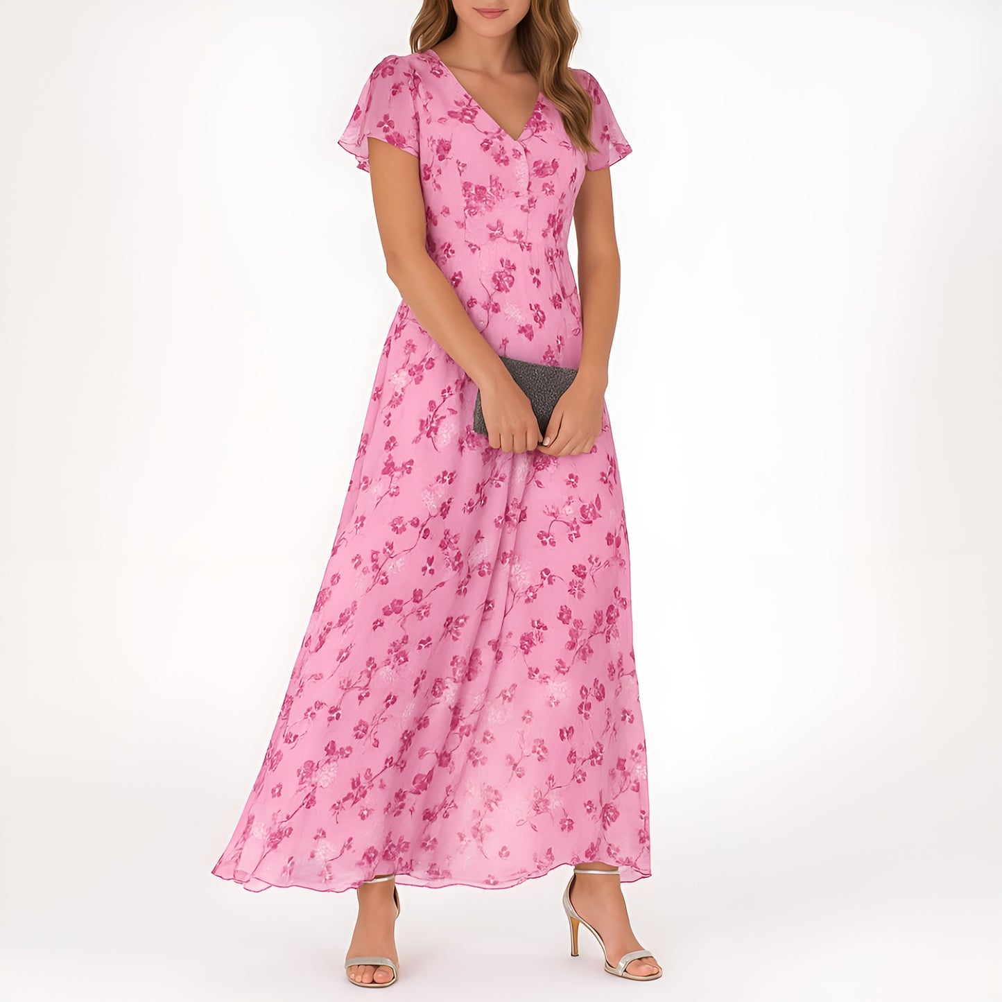 Aava™ | Elegantti mekko imartelevalla V-pääntiellä ja vatsaa peittävällä leikkauksella
