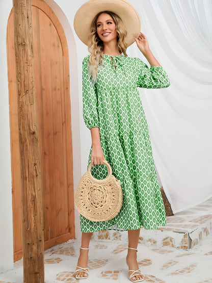 Inari™ | Boheemi A-linjainen mekko