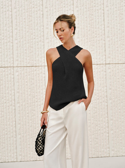 Halter Risti Kaulus Toppi