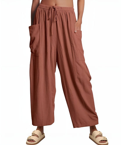 Pantalon Lin - Ultra Mukavuus