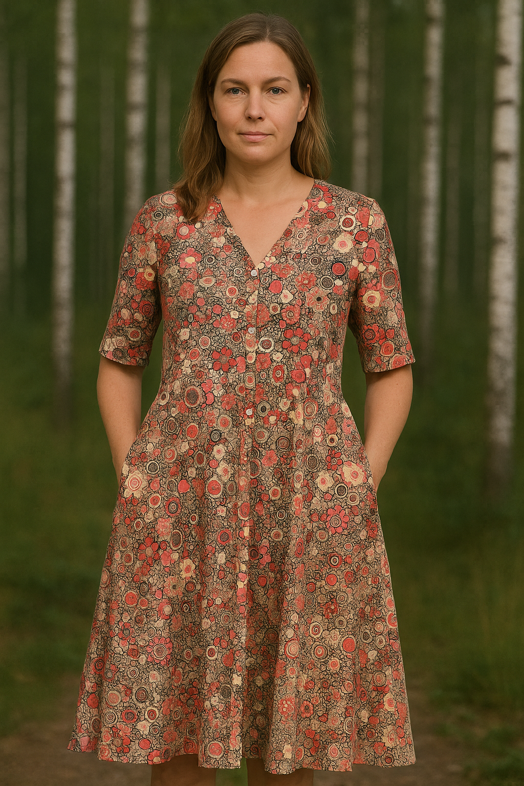 Evi™ | Raikas Kevätmekko Eleganssia ja Itsevarmuutta Varten