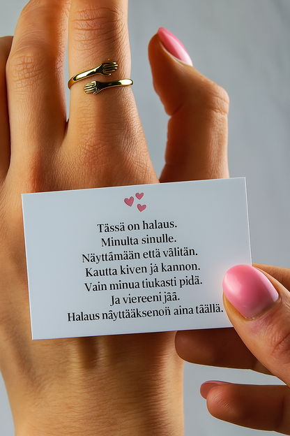 Hug Ring™ | Aina lähellä, aina yhteydessä.