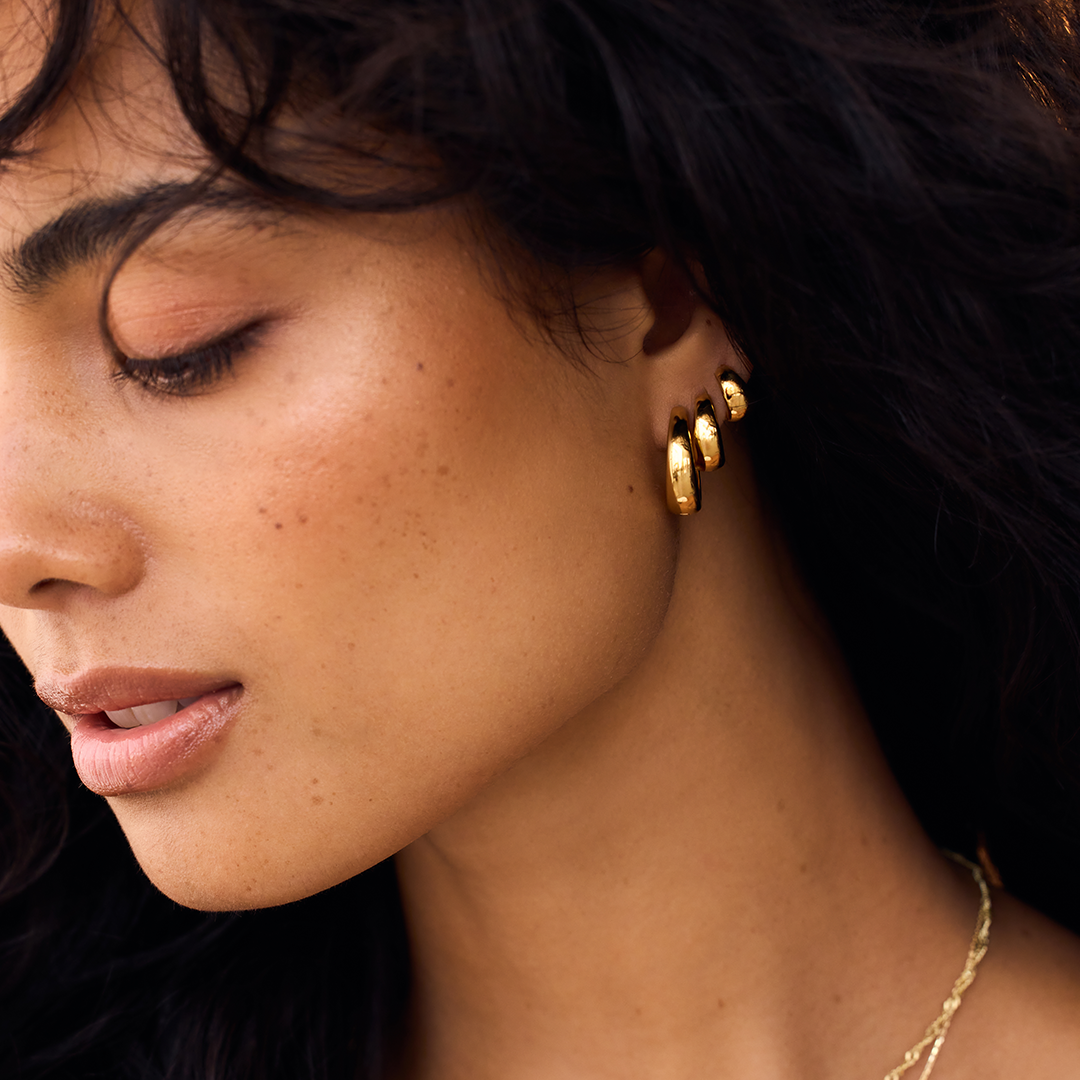 Rue Hoops | Kulta 18k
