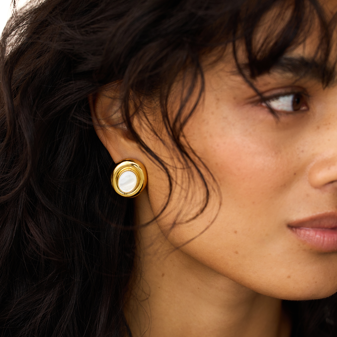 Giselle Helmet Korvakorut | 14k Kulta