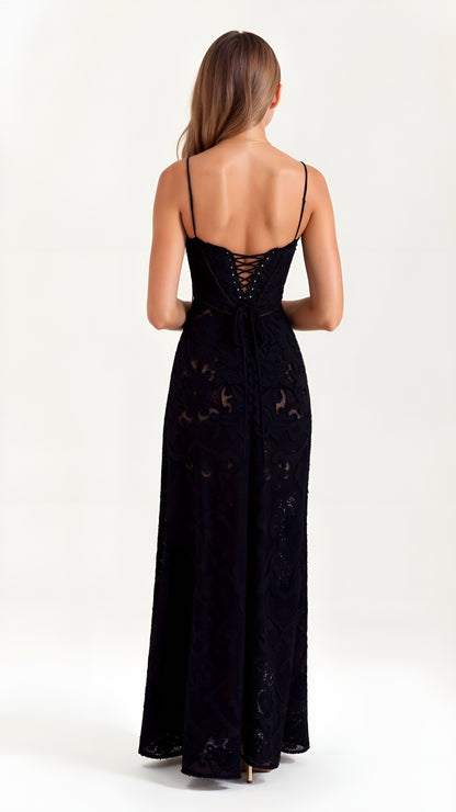 Sohvi™ | Elegant Langes Kleid Mit Rückenschnürung