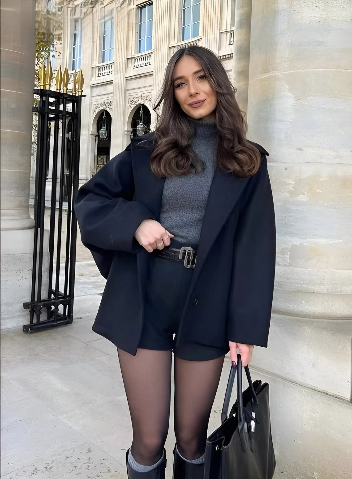 Lizzy | Trendy Oversized Wollen Jas